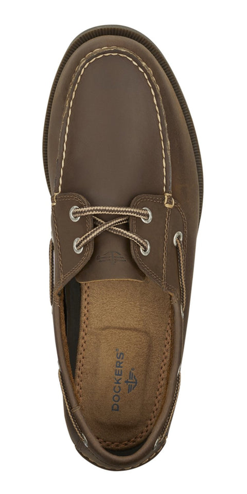 Dockers Vargas Zapatos náuticos de Piel cosidos a Mano para Hombre