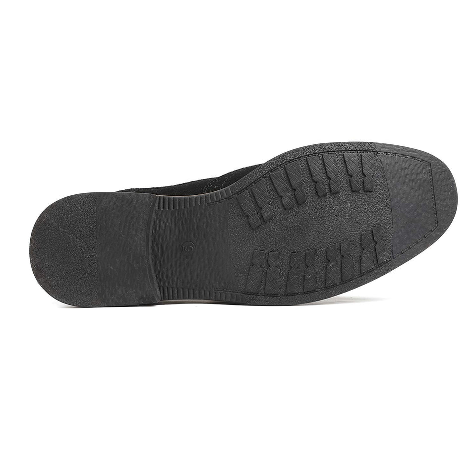 Bruno Marc Urban Cordones Cuero de Gamuza Cordones Oxfords para Hombres