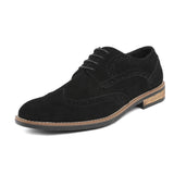 Bruno Marc Urban Cordones Cuero de Gamuza Cordones Oxfords para Hombres